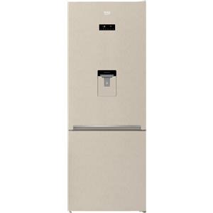 Beko RCNE560E40DBN Frigorifero con congelatore a libera installazione cm. 70 h. 192 - lt. 510 - beige marmorizzato