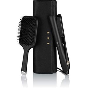 ghd gold gift set Piastra per Capelli con astuccio e paddle brush, Nero