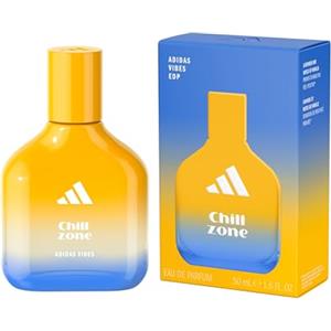 adidas Vibes Chill Zone Eau de Parfum, Per tutti, Rilassante e confortevole, Profumo a lunga durata, Lavanda e Vaniglia 50 ml