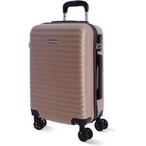 DON ALGODON - Trolley bagaglio a mano 55x40x20 (Espandibile) - 33L - Valigia Bagaglio a mano Ryanair - Valigia Media Rigida - Trolley Cabina Piccolo - Iris