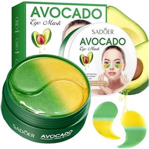 BULSUK 60PC Patch Occhi, Maschera Contorno Occhi Antirughe e Occhiaie, Eye Patch Anti Rughe, Rimuovi Borse e Puffiness, Effetto ldratante e Antieta