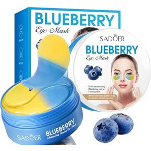 BULSUK Patch Occhi per Borse e Occhiaie, 60PC Maschera Occhiaies,Maschera Collagene Patch,Eye Patches Essence,Allevia la Stanchezza, Elimina le Borse e Riduce le Rughe