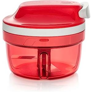 Tupperware SuperSonic Chopper Mini, 300 ml, robot da cucina manuale, gadget da cucina per tritare erbe, noci, aglio, verdure