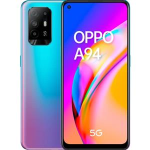 Oppo A94 5G A94 Smartphone 5G, 173G, Display 6.43 Fhd+ Amoled, 4 Fotocamere 48Mp, Ram 8Gb + Rom 128Gb Espandibile, Cosmo Blue