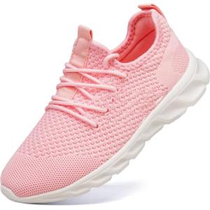 Damyuan Scarpe sportive da donna, adatte per la corsa, il tennis, il tempo libero, lo sport all'aperto, il fitness, il jogging e per altre attività all'aperto, leggere e traspiranti, D beige., 37 EU