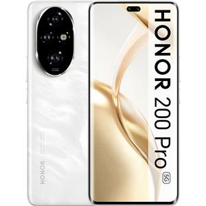 Honor Smartphone Honor 200 Pro 6.78'' 12GB/512GB/5G/Dual sim/5200mAh/Moonlight Bianco [HON200PRO5G512MOWHIE]
