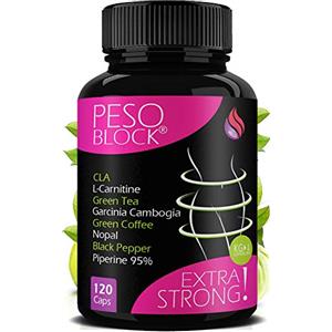 BeSwiss PILLOLE DIMAGRANTI VELOCI E EFFICACI 120ud | Dimagrante Forte - Brucia Grassi per Dimagrire Velocemente | PESO BLOCK® | Brucia Grassi