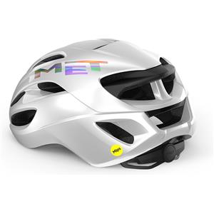 MET Casco bici MET Rivale mips bianco olografico lucido 3HM132 BI1