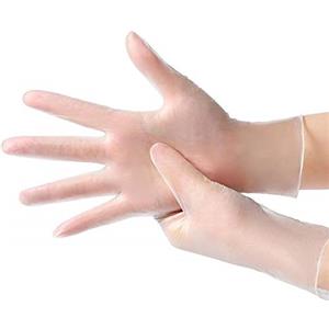 Splashes & Spills, Guanti Monouso non Medicali in Vinile, Taglia M, 100 Unità per Scatola