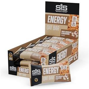 Science In Sport Sis Science in Sport Barretta Energetica all'Avena 70g 12 Pezzi Cioccolato Bianco & Macadamia - 40g carboidrati e 10g proteine, snack ideale per il tuo allenamento
