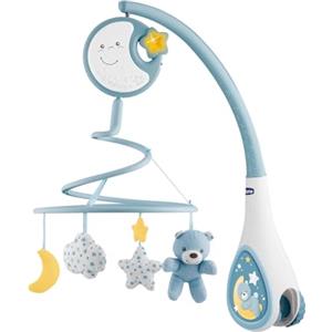 Chicco Next2Dreams Giostrina Neonato 3in1 con Carillon Elettronico per Culla e Lettino, Compatibile con Culla Chicco Next2Me, con Effetti Sonori, Proiettore di Luce Soffusa, Musica - 0+ Mesi, Blu