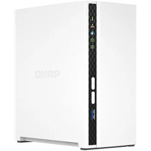 QNAP TS-233 server NAS e di archiviazione Mini Tower Collegamento ethernet LAN Bianco Cortex-A55 [TS-233]