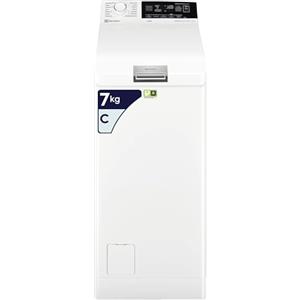 Electrolux PerfectCare 700 Lavatrice a Carica dall'Alto 7 kg, EW7T373S, Tecnologia SensiCare, SteamCare & Apertura Soft, 890x400x600 mm, Bianco