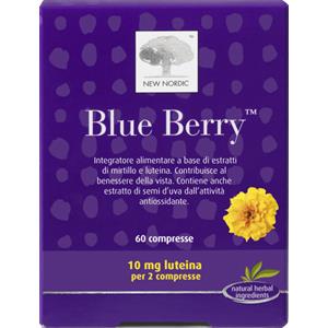NEW NORDIC Blue Berry 120 Compresse - Integratore alimentare che contribuisce al benessere della vista