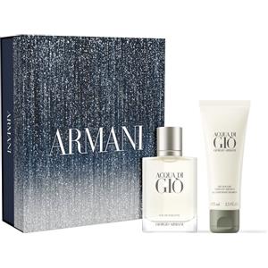 Giorgio Armani Acqua di Giò Set Regalo: Eau de Toilette 50 ml e Gel Doccia 75 ml - Edizione Limitata Blu e Argento