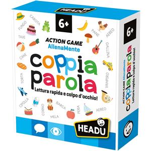 HEADU Coppia Parola - Gioco Educativo di Lettura Rapida e Colpo d'Occhio per Bambini 5-8 Anni