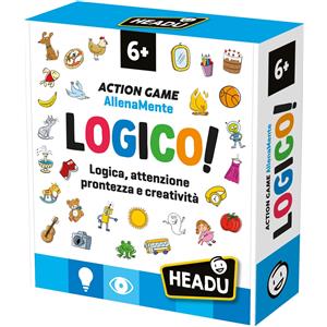HEADU - È Logico! Gioco Educativo di Logica per Bambini 5-8 Anni, Stimola Creatività e Pensiero Logico
