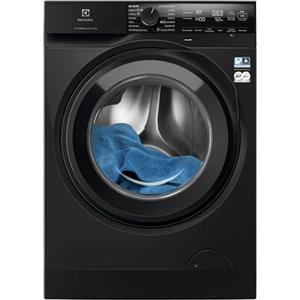 Electrolux Lavatrice a Carica Frontale EW7F48B, 8 kg Serie 700 SteamCare, 1400 Giri/min, Tecnologia Vapore PRO e SensiCare+ Programma Vapore Refresh 25, Cesto CareDrum, 847x597x576mm, Nero, Classe A