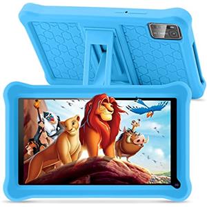SANNUO Tablet bambini 7 pollici con Display IPS, Android 13 Tablet per bambini, Controllo Parentale, 8GB RAM 64GB ROM(256 GB Espandibile), Doppia fotocamera, WiFi, Tablets Educativo con Custodia(Blu)