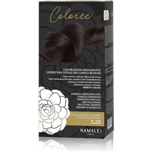 Namalei Tinta Colorèe 5.35 Castano Chiaro Cioccolato - Colore per Capelli Senza Ammoniaca, Idratante e Rinforzante, 180 ml
