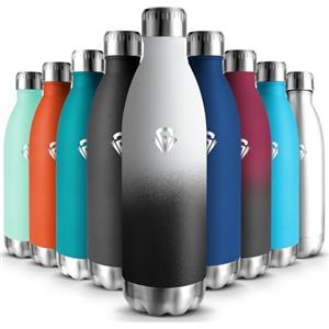 HoneyHolly Borraccia Termica,1000ML Acciaio Inossidabile 18/8, Borraccia, Senza BPA, Bottiglia Termica A Prova di Perdite, Borraccia Palestra Per Picnic, Escursione, Sport All'aperto