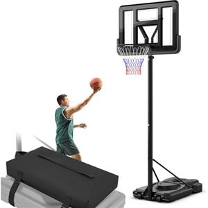 COSTWAY Borsa di Sabbia per Canestro da Basket, Ancora a Base Ponderata di Alta Resistenza per Canestri da Basket Portatili e Impermeabile in Tessuto Oxford per Interni ed Esterni, Nera