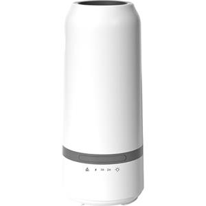 ELLENNE DIFFUSORE DI AROMI CON EFFETTO FIAMMA RICARICABILE, MODERNO BIANCO SH-H12 | DIFFUSORE DI AROMI CON EFFETTO FIAMMA, WIRELESS BATTERIA, SPEGNIMENTO AUTOMATICO CON PROTEZIONE, OLI ESSENZIALI SH-H12