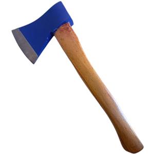 maryse Ascia Spaccalegna di Legno 600 g/Accetta da Taglio con Testa in Acciaio e Manico in Legno/Universale per Giardino e Campeggio/Piccola Ascia Manuale da Spacco