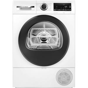 Bosch WQG233C0IT Serie 6, Asciugatrice a pompa di calore, 8 kg, Classe energetica C, Filtro semplice da pulire, Riduce le pieghe, Sensori di asciugatura intelligenti, Cestello Lana, Bianco, 60 cm.