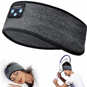 Voerou Cuffie per dormire Fascia Bluetooth, Cuffie wireless a fascia accogliente, Cuffie per dormire con altoparlanti stereo-Fantastici regali tecnologici per uomini donne, perfette per allenamento