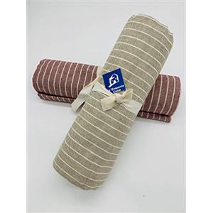 L'Emporio Casa Telo Copridivano Copriletto Tela Grossa Robusta Cotone in Panama 160X260-260x280-360x280 Misure Maxi Lenzuolo Copritutto Cotone Granfoulard Made Italy (BEIGE, 160X280)