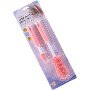 Lerpwige Spazzola staccabile in silicone per biberon include detergenti per cannuccia per capezzoli, manico lungo per tiralatte e tazze, lavabile in lavastoviglie, spazzola per biberon rimovibile