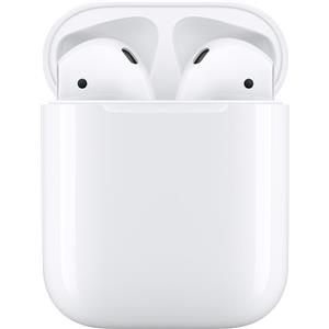 Apple Auricolari Apple AirPods 2 (seconda generazione) con custodia di ricarica via cavo Lightning [MV7N2]
