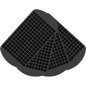 Jisile Set di 4 Mini Vassoi in Silicone per Cubetti di Ghiaccio, Produzione di 160 Cubetti da 1 x 1 cm, Stampo Ghiaccio per Cucina, Bar, Whisky, Cocktail e Bevande