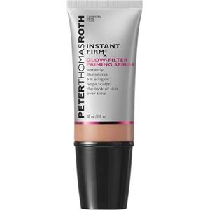 Peter Thomas Roth Instant FIRMx Glow-Filter Priming Serum - Siero primer illuminante con effetto lifting visibile, con tecnologia Actigym e polvere di diamante, 30 ml