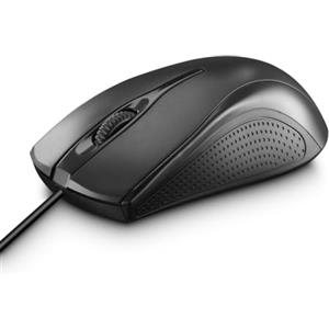 Hama 00182602 - Mouse ottico con cavo USB, 1000 DPI, Nero