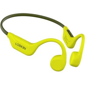 LOBKIN Cuffie Conduzione Ossea, Auricolari Conduzione Ossea Bluetooth 5.4, Auricolari Sportive Bluetooth Impermeabili,Open-ear Cuffie per Corsa Ciclismo Guida Fitness