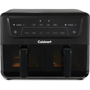 Cuisinart Air Fryer XXL Zona Doppia 10.4L | Senza PFAS | Frigge, arrostisce, griglia, cuoce | Doppio friggitrice ad aria cestello 2x5,2L, Finestra di observación | Parti lavabili in lavastoviglie