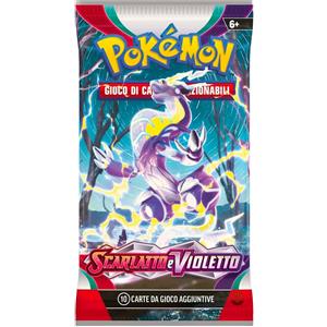 Pokémon Scarlatto e Violetto - Bustina da 10 Carte in Italiano con Pokémon EX e Nuove Forme Regionali