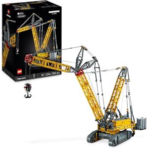 LEGO 42146 Technic Gru Cingolata Liebherr LR 13000, Kit di Modellismo per Adulti, Costruisci il Miglior Veicolo da Cantiere Telecomandato con App Control+ e Sistema con Argano e Braccio Oscillante