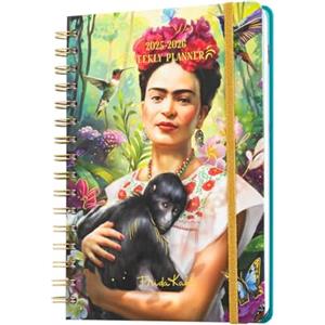 Grupo Erik: Diario Scuola 2025 2026 Frida Kahlo, Agenda settimanale A5 12 mesi, 14,8 x 21 cm, Agenda Weekly Planner 2025 2026, Agenda Frida Kahlo 2025 2026