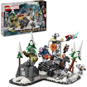 LEGO | Marvel Avengers Assemble: Age of Ultron, Set Modulare da Costruire con Scene del Film e 8 Minifigure di Supereroi Inclusi Thor, Hulk e Iron Man, Giochi per Bambini e Bambine da 10 Anni 76291