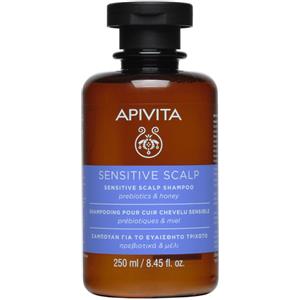 Apivita Sensitive Scalp Shampoo 250ml - Shampoo Delicato con Lavanda e Miele per Cuoio Capelluto Sensibile