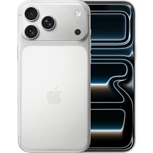 Apple iPhone 17 Pro Max 256 GB: display 6,9, ProMotion fino a 120Hz, chip A19 Pro, autonomia mai vista su iPhone, sistema di fotocamere Pro Fusion, fotocamera frontale Center Stage; Argento