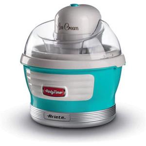 Ariete 643 Ice Cream Maker Party Time, Macchina Per Gelato, 12 W, Capacità 1,5 Lt, Cestello Estraibile Doppio Isolamento