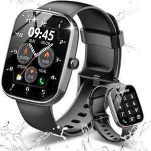 Csasan Smartwatch con Effettua/Risposta Chiamate, 1.91'' Orologio Smartwatch Uomo Donna con Contapassi/Sonno/Cardiofrequenzimetro, 110+ Modalità Sportive Fitness Tracker, IP68 Smart Watch per iOS Android