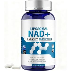 AlphaTek Integratore Premium NAD+ & Resveratrolo | 750mg | Anti-Aging Clinico + Rigenerazione Cellulare | 120 Capsule Molli