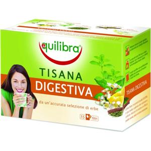 Equilibra Tisana Digestiva - 15 Bustine con Finocchio, Anice, Menta e Camomilla per un Benessere Gastrointestinale