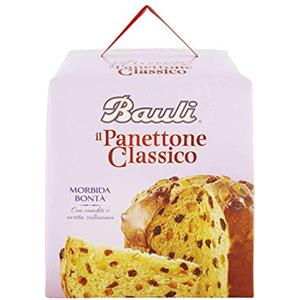 Bauli La Tradizione - Panettone Classico Artigianale Dolce di Natale con Ingredienti Tradizionali e Qualità Eccellente del Made in Italy (Panettone Classico, 1000 gr)