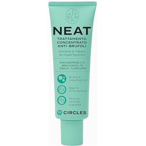 Circles Trattamento Antiacne Concentrato NEAT 30 Ml Lenitivo Riduzione Imperfezioni Riparatore Pelle Vegano Naturale 100% Tutti I Tipi Di Pelle Siero Viso Efficace Per Pelle Sensibile
